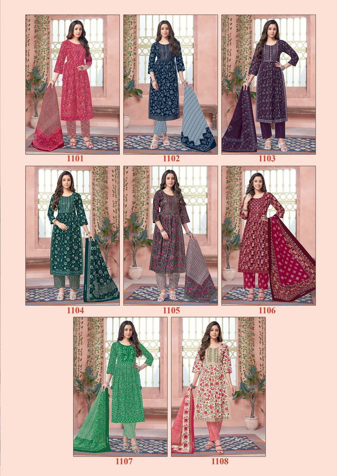 Zaara Vol 1 By Shree Ganesh Naira Cut Cotton Readymade Suits Exporters In India
